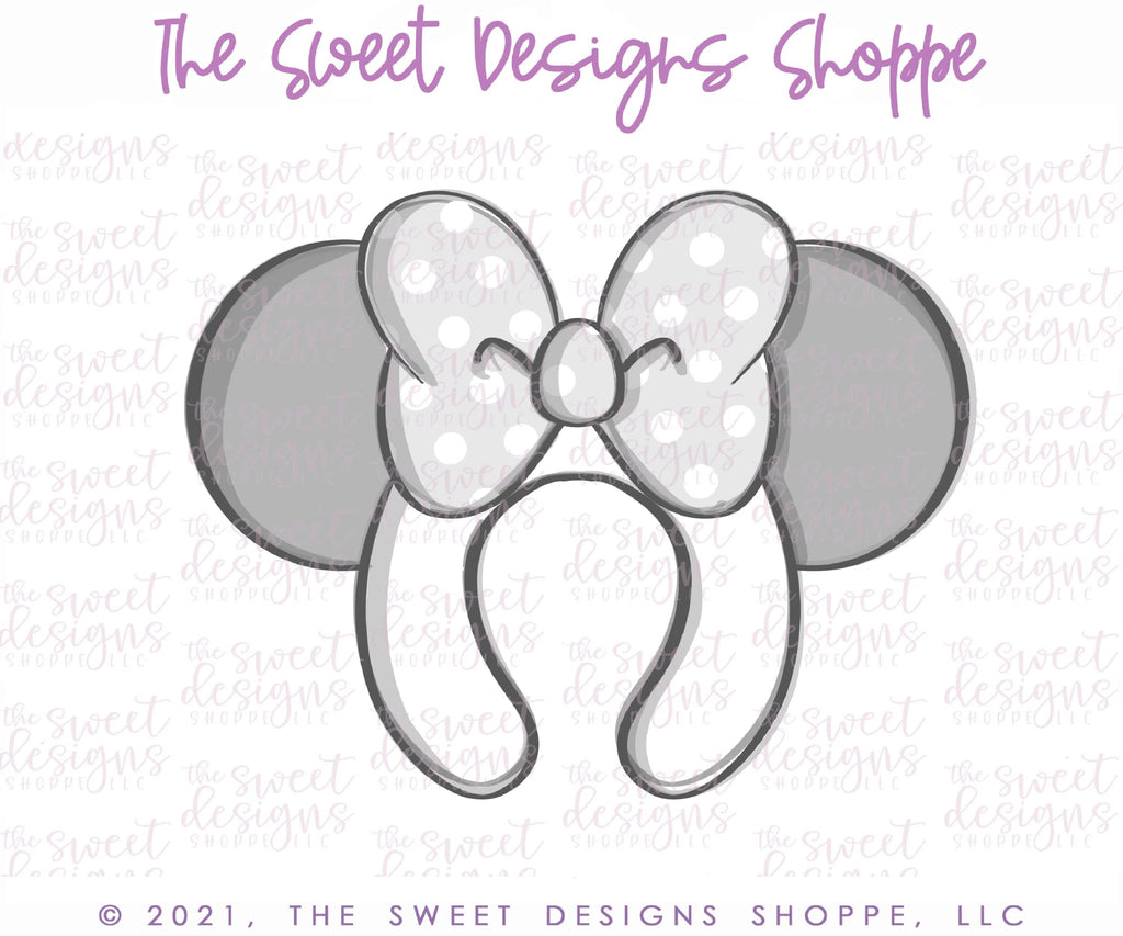 Cookie Cutters - Mouse Ears with Bow - Cutter - Sweet Designs Shoppe - - ALL, Birthday, Cookie Cutter, Hobbies, kids, Kids / Fantasy, mouse, Promocode, summer, Theme Park, Travel