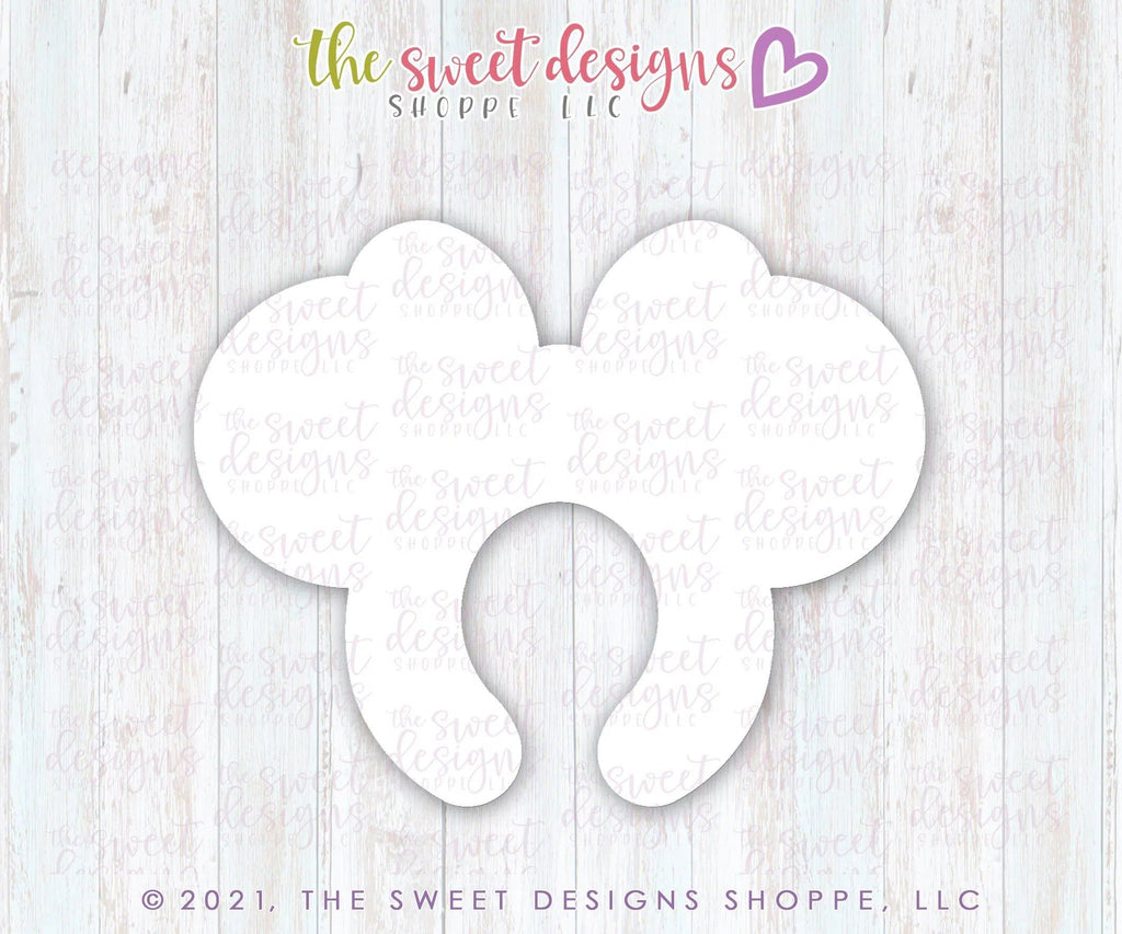 Cookie Cutters - Mouse Ears with Bow - Cookie Cutter - The Sweet Designs Shoppe - TSDS - - ALL,Birthday,Cookie Cutter,Hobbies,kids,Kids / Fantasy,mouse,Promocode,STL,summer,Theme Park,Travel