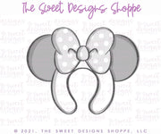 Cookie Cutters - Mouse Ears with Bow - Cookie Cutter - The Sweet Designs Shoppe - TSDS - - ALL,Birthday,Cookie Cutter,Hobbies,kids,Kids / Fantasy,mouse,Promocode,STL,summer,Theme Park,Travel