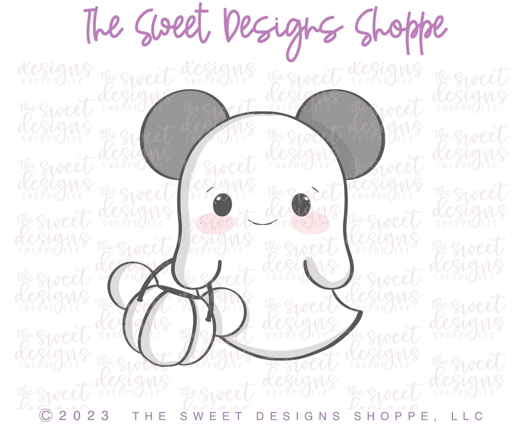 Cookie Cutters - Mouse Ghost - Cookie Cutter - The Sweet Designs Shoppe - TSDS - - ALL,Boo,Cookie Cutter,Ghost,halloween,mouse,Promocode,STL,Theme Park