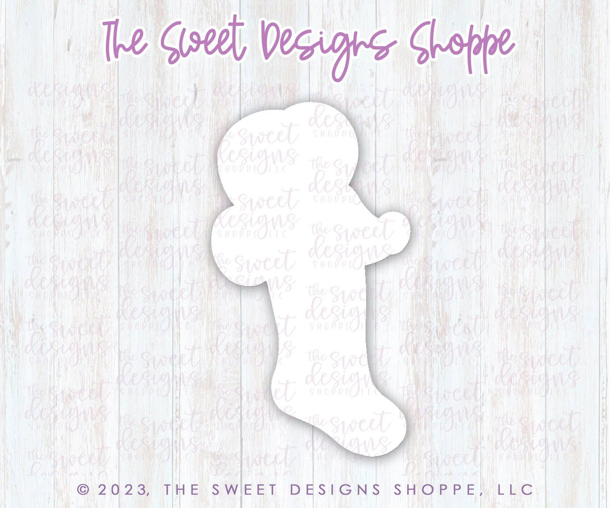 Cookie Cutters - Mouse in Stocking - Cookie Cutter - The Sweet Designs Shoppe - TSDS - - ALL,Animal,Animals,Animals and Insects,bestillbakery,Christmas,Christmas / Winter,Cookie Cutter,fantasy,Holiday,kids,Kids / Fantasy,Megan Hamer,mice,mouse,Promocode,STL,Winter