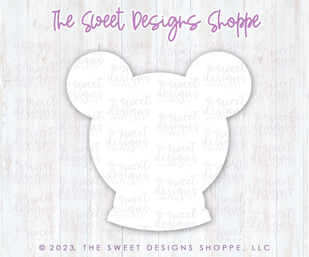 Cookie Cutters - Mouse Snow Globe - Cookie Cutter - The Sweet Designs Shoppe - - ALL, Christmas, Christmas / Winter, Christmas Cookies, Cookie Cutter, disney, mickey, Promocode, snowglobe, Theme Park, toy, toys