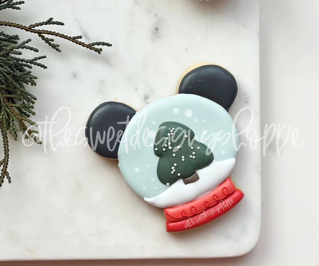 Cookie Cutters - Mouse Snow Globe - Cookie Cutter - The Sweet Designs Shoppe - - ALL, Christmas, Christmas / Winter, Christmas Cookies, Cookie Cutter, disney, mickey, Promocode, snowglobe, Theme Park, toy, toys