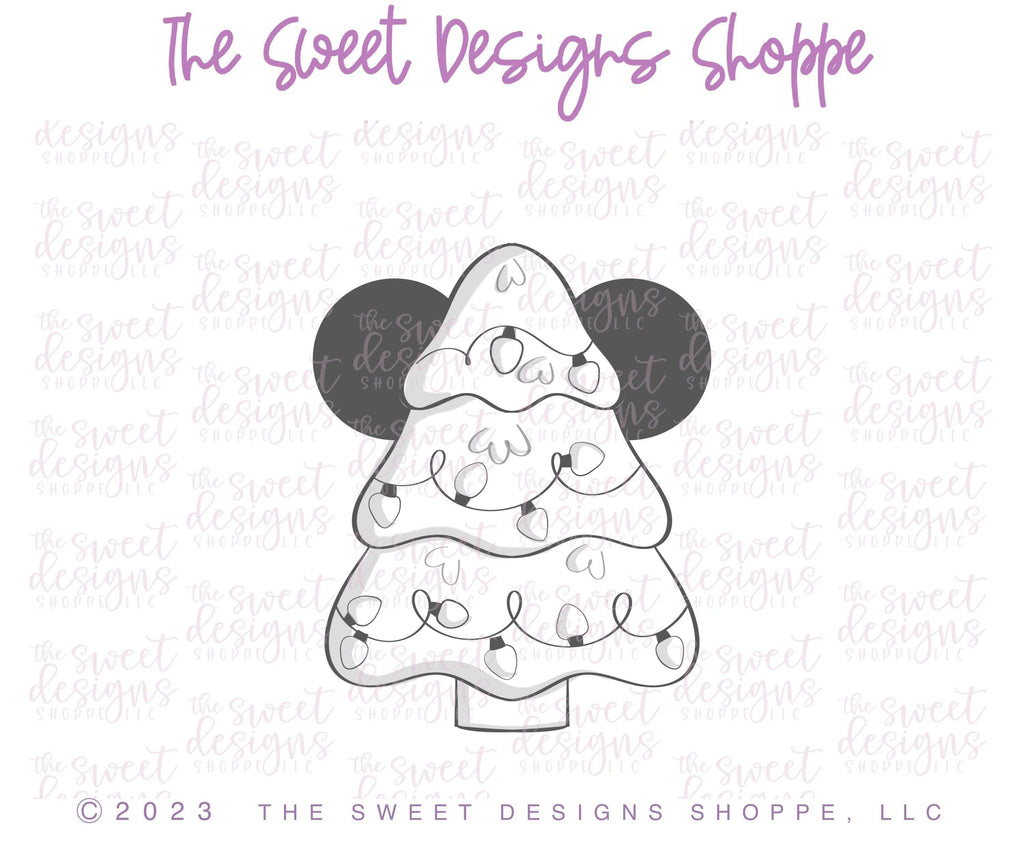 Cookie Cutters - Mouse Tree - Cookie Cutter - The Sweet Designs Shoppe - TSDS - - ALL,Christmas,Christmas / Winter,Christmas Cookies,Cookie Cutter,home,nature,Promocode,Theme Park