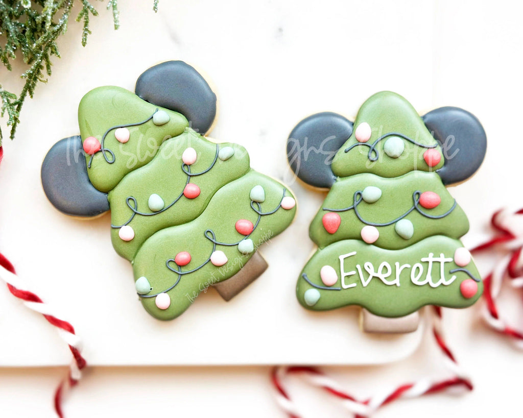 Cookie Cutters - Mouse Tree - Cookie Cutter - The Sweet Designs Shoppe - TSDS - - ALL,Christmas,Christmas / Winter,Christmas Cookies,Cookie Cutter,home,nature,Promocode,Theme Park