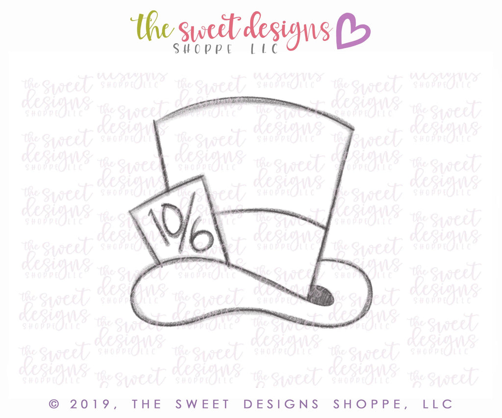 Cookie Cutters - Mr. Haters Hat - Cookie Cutter - The Sweet Designs Shoppe - - 2019, Accesories, Alice, ALL, Clothing / Accessories, Cookie Cutter, kids, Kids / Fantasy, Promocode, Wonderland