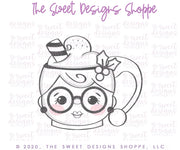 Cookie Cutters - Mrs Claus Vintage Mug - Cookie Cutter - The Sweet Designs Shoppe - TSDS - - ALL,Christmas,Christmas / Winter,Christmas Cookies,Cookie Cutter,Fall,Fall / Thanksgiving,Food,Food & Beverages,Food and Beverage,mug,mugs,Promocode,santa,STL