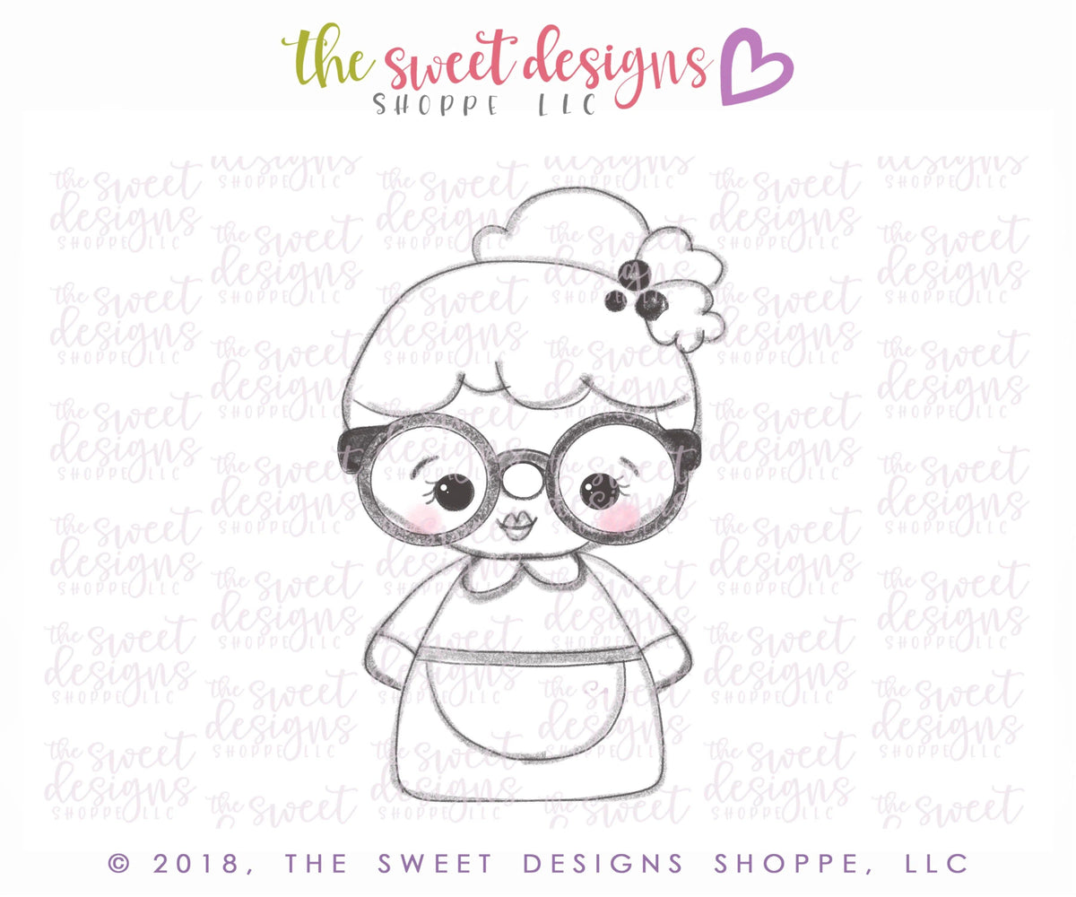 Cookie Cutters - Mrs. Claus 2018 - Cookie Cutter - The Sweet Designs Shoppe - TSDS - - ALL,Christmas,Christmas / Winter,Christmas Cookies,Cookie Cutter,Mrs Claus,Promocode,STL
