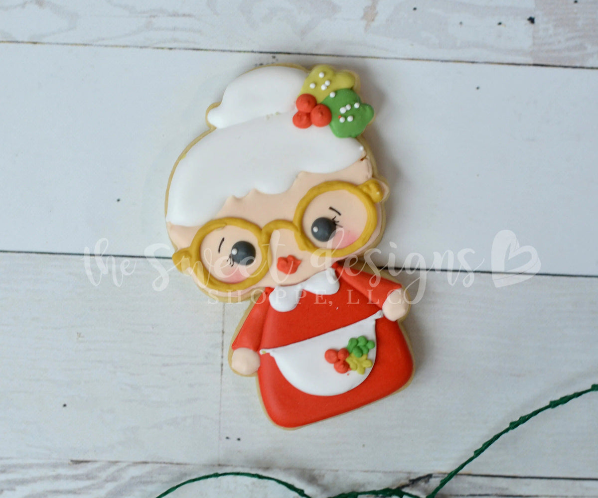 Cookie Cutters - Mrs. Claus 2018 - Cookie Cutter - The Sweet Designs Shoppe - TSDS - - ALL,Christmas,Christmas / Winter,Christmas Cookies,Cookie Cutter,Mrs Claus,Promocode,STL