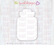 Cookie Cutters - Mrs. Claus Cookie Jar - Cookie Cutter - The Sweet Designs Shoppe - TSDS - - ALL,basic,Basic Shapes,Basic Shapes Love Valentines,BasicShapes,bottle,Christmas,Christmas / Winter,Christmas Cookies,Cookie Cutter,Promocode,Santa,STL,sweets,Valentine,Valentines