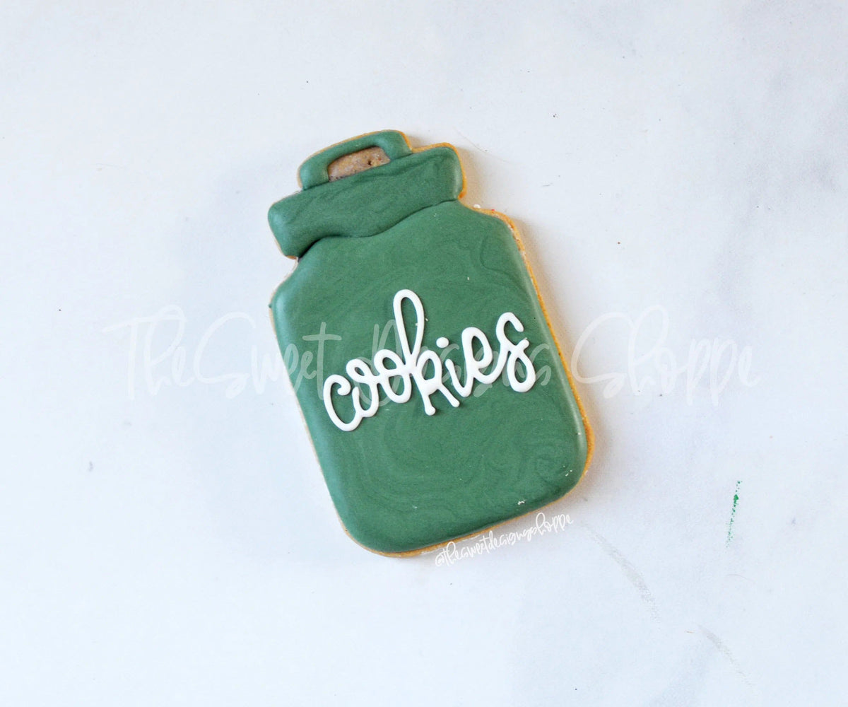 Cookie Cutters - Mrs. Claus Cookie Jar - Cookie Cutter - The Sweet Designs Shoppe - TSDS - - ALL,basic,Basic Shapes,Basic Shapes Love Valentines,BasicShapes,bottle,Christmas,Christmas / Winter,Christmas Cookies,Cookie Cutter,Promocode,Santa,STL,sweets,Valentine,Valentines