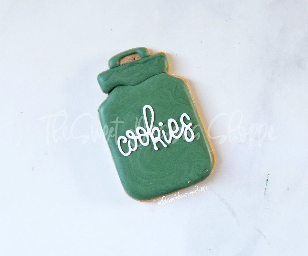 Cookie Cutters - Mrs. Claus Cookie Jar - Cookie Cutter - The Sweet Designs Shoppe - TSDS - - ALL,basic,Basic Shapes,Basic Shapes Love Valentines,BasicShapes,bottle,Christmas,Christmas / Winter,Christmas Cookies,Cookie Cutter,Promocode,Santa,STL,sweets,Valentine,Valentines