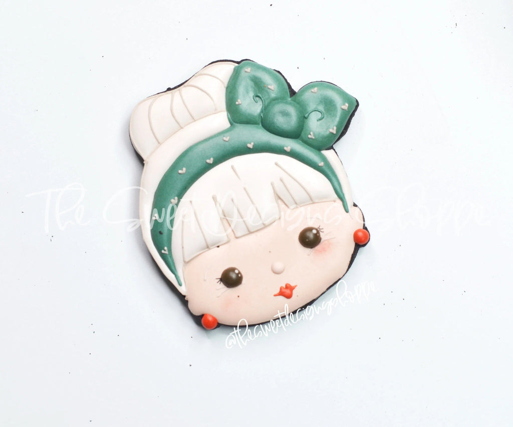 Cookie Cutters - Mrs. Claus Face with Headband - Cookie Cutter - The Sweet Designs Shoppe - - ALL, Christmas, Christmas / Winter, Christmas Cookies, Cookie Cutter, home, Promocode