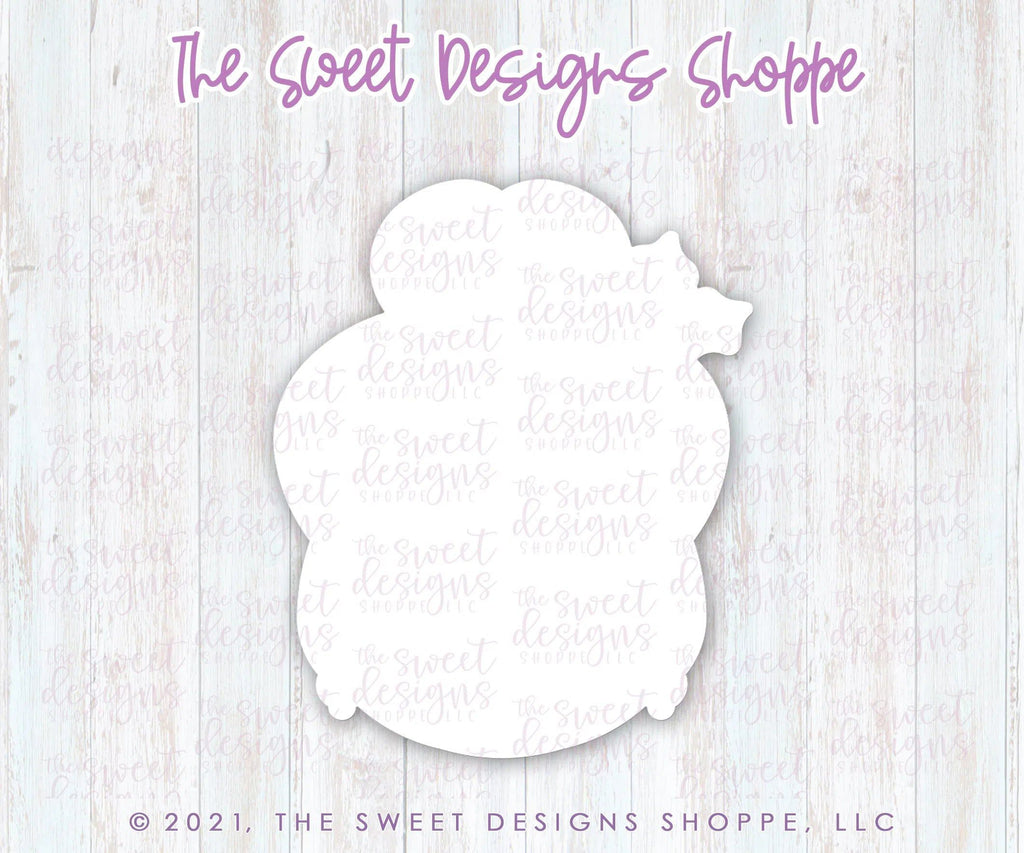 Cookie Cutters - Mrs. Claus Face with Leaves - Cookie Cutter - The Sweet Designs Shoppe - TSDS - - ALL,Christmas,Christmas / Winter,Christmas Cookies,Cookie Cutter,home,Promocode