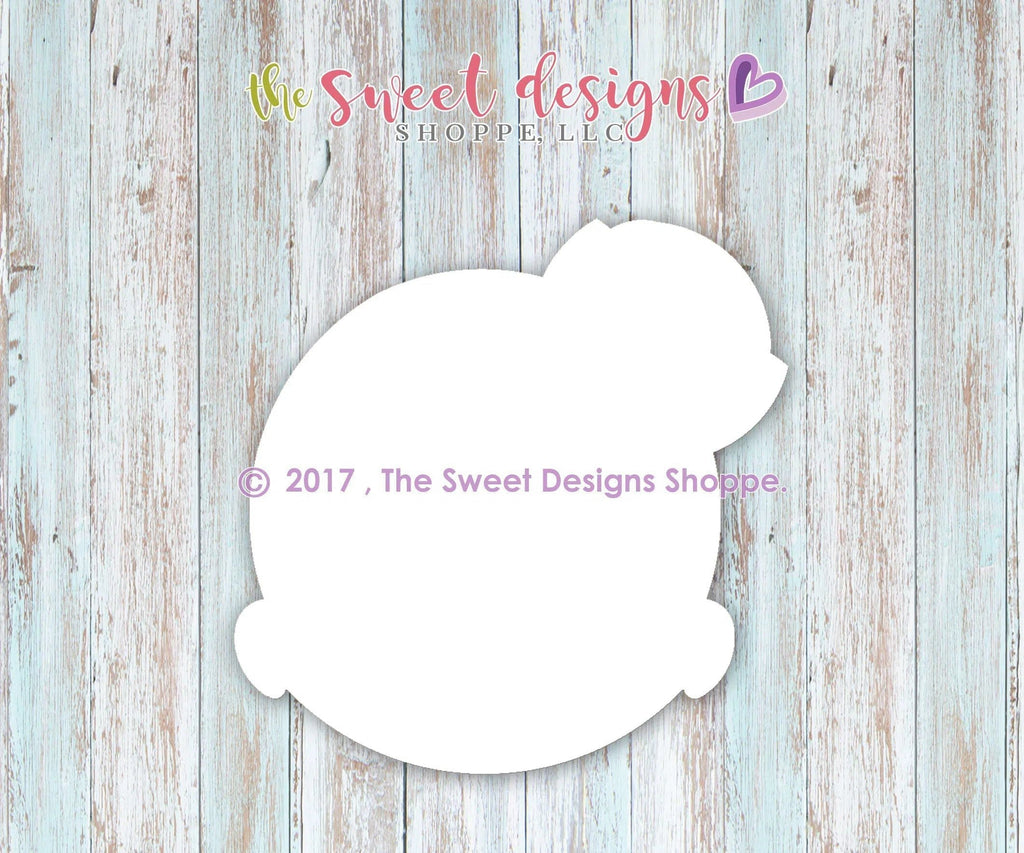 Cookie Cutters - Mrs. Claus Face with Side Bun - Cookie Cutter - The Sweet Designs Shoppe - TSDS - - ALL,Christmas,Christmas / Winter,ChristmasTop15,Cookie Cutter,Decoration,Ornament,Promocode,Santa Claus,Winter