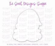 Cookie Cutters - Mrs. Clause Gnome - Cookie Cutter - The Sweet Designs Shoppe - TSDS - - ALL,Christmas,Christmas / Winter,Cookie Cutter,gnome,mrs. Clause gnome,new,Promocode,STL