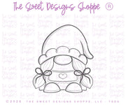 Cookie Cutters - Mrs. Clause Gnome - Cookie Cutter - The Sweet Designs Shoppe - TSDS - - ALL,Christmas,Christmas / Winter,Cookie Cutter,gnome,mrs. Clause gnome,new,Promocode,STL