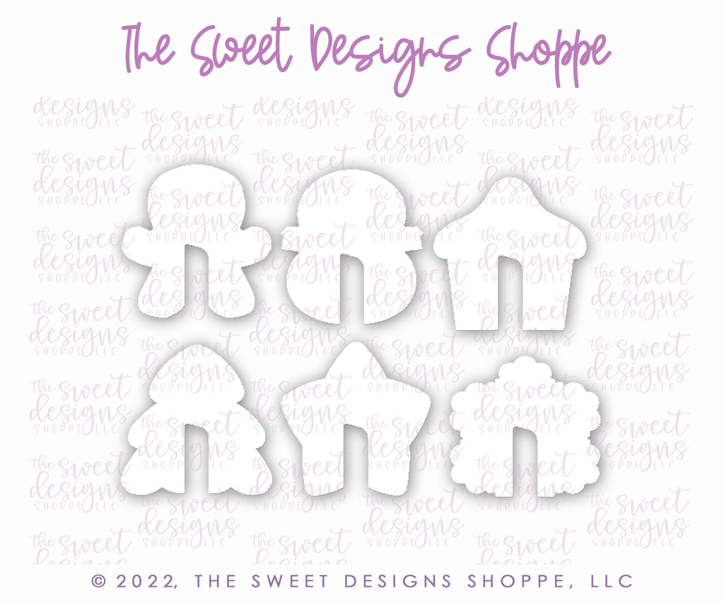 Cookie Cutters - Mug Hugger Christmas Cookie Cutter Set - Set of 6 - Cookie Cutters - The Sweet Designs Shoppe - TSDS - - ALL,Christmas,Christmas / Winter,Christmas Cookies,Cookie Cutter,Mini Set,Mini Sets,Promocode,regular sets,set,sets,STL