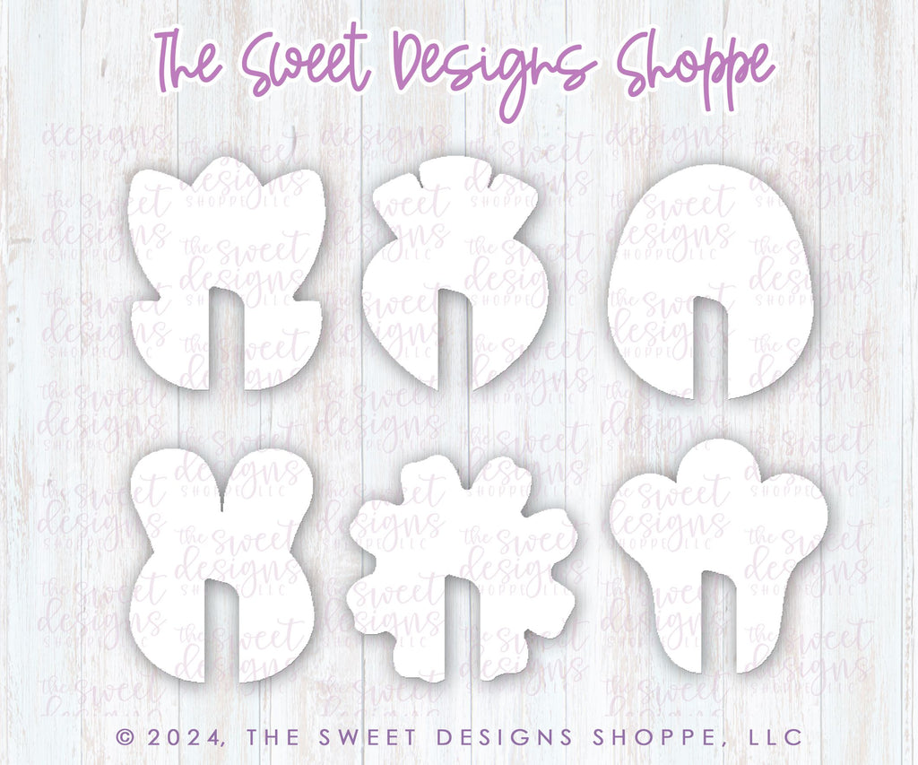 Cookie Cutters - Mug Hugger Easter / Spring Cookie Cutter Set - Set of 6 - Cookie Cutters - The Sweet Designs Shoppe - - ALL, Animal, Animals, Animals and Insects, Cookie Cutter, Easter, Easter / Spring, garden, gardening, Mini Sets, Promocode, set