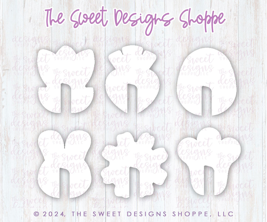 Cookie Cutters - Mug Hugger Easter / Spring Cookie Cutter Set - Set of 6 - Cookie Cutters - The Sweet Designs Shoppe - TSDS - - ALL,Animal,Animals,Animals and Insects,Cookie Cutter,Easter,Easter / Spring,garden,gardening,Mini Sets,Promocode,set,STL