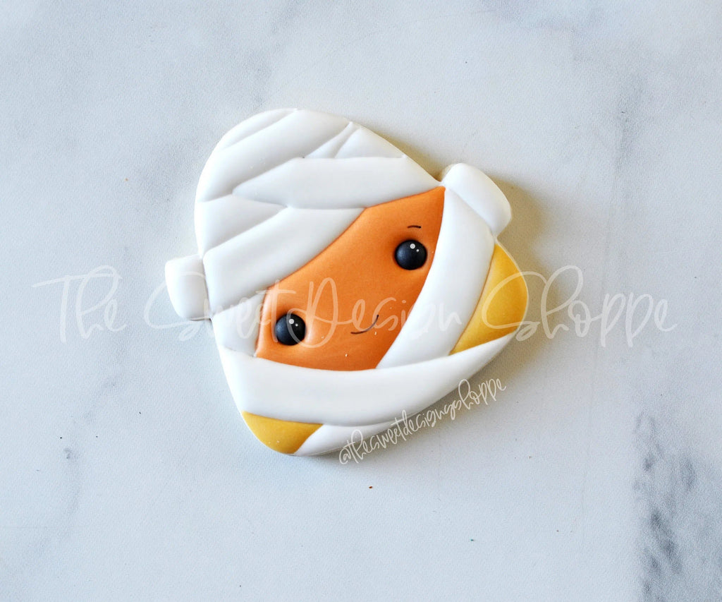 Cookie Cutters - Mummy Candy Corn - Cookie Cutter - The Sweet Designs Shoppe - TSDS - - ALL,Candy corn,Cookie Cutter,Fall / Halloween,Food,Food & Beverages,Halloween,mummy,Promocode,Sweets,trick or treat