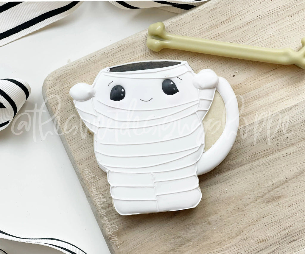 Cookie Cutters - Mummy Mug - Cookie Cutter - The Sweet Designs Shoppe - - ALL, Baby / Kids, Cookie Cutter, Food, Food and Beverage, Food beverages, halloween, kids, Kids / Fantasy, mug, mugs, Promocode