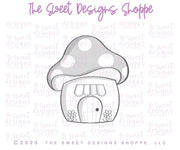 Cookie Cutters - Mushroom House - Cookie Cutter - The Sweet Designs Shoppe - TSDS - - 6b's,ALL,classes,Cookie Cutter,Easter,Easter / Spring,Flower,Flowers,Leaves and Flowers,Nature,Promocode,Spring,STL,Trees Leaves and Flowers