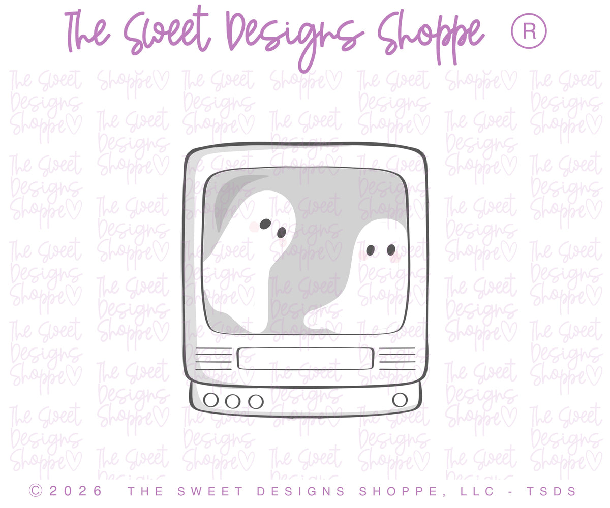 Cookie Cutters - Mysterious TV - Cookie Cutter - The Sweet Designs Shoppe - TSDS - - ALL,Cookie Cutter,halloween,hobbie,Hobbies,Miscelaneous,Miscellaneous,Mysterious TV,Promocode,STL,TV,tv party