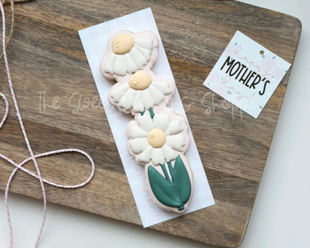Cookie Cutters - Narrow Skinny Daisies - Cookie Cutter - The Sweet Designs Shoppe - TSDS - - ALL,Cookie Cutter,Daisy,Easter,Easter / Spring,Flower,Flowers,Leaves and Flowers,MOM,mother,Mothers Day,Nature,Promocode,STL,Trees Leaves and Flowers,valentine,valentines,Woodlands Leaves and Flowers