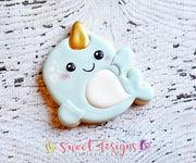 Cookie Cutters - Narwhal - Cookie Cutter - The Sweet Designs Shoppe - TSDS - - ALL,Animal,Animals,Cookie Cutter,fairy,Fantasy,Promocode,STL,summer,under the sea,Valentines
