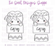 Cookie Cutters - Native American Girl Set - Cookie Cutters - The Sweet Designs Shoppe - TSDS - - ALL,Cookie Cutter,Fall / Thanksgiving,Mini Set,Mini Sets,Promocode,regular sets,set,sets,thanksgiving