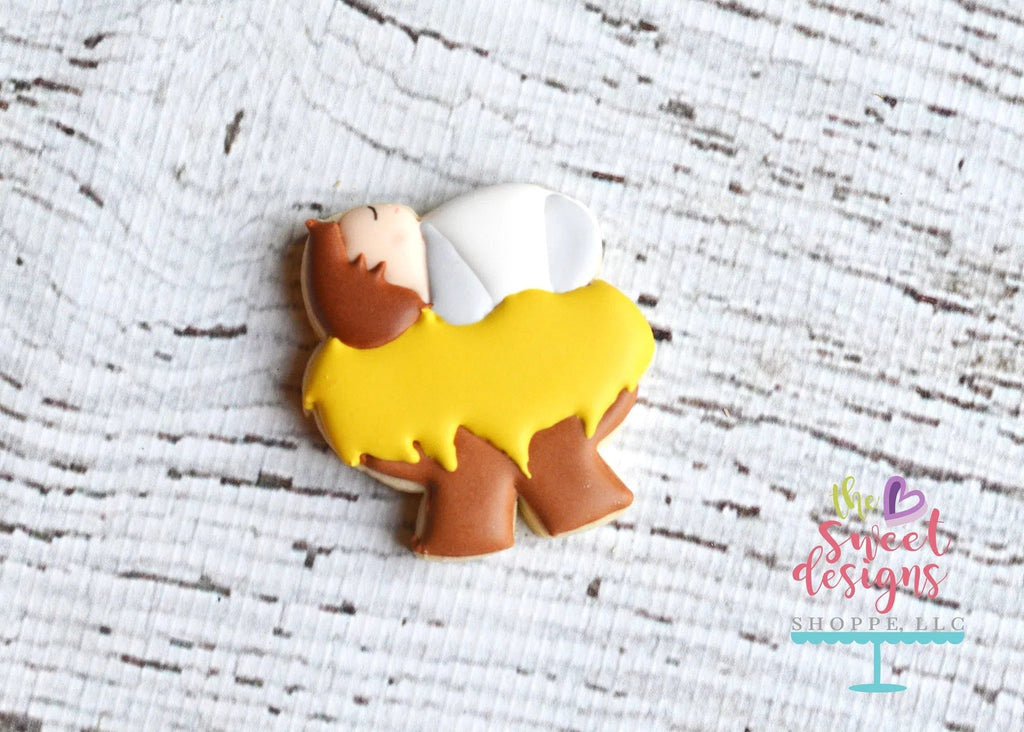 Cookie Cutters - Nativity - Fat Size (5 inch) - Cookie Cutter - The Sweet Designs Shoppe - Baby Jesus - ALL, BabyJesus, Baltazar, Caspar, Christmas, Christmas / Winter, Cookie Cutter, Decoration, Joseph, Melchor, Nativity, Promocode, Virgin Mary, Winter