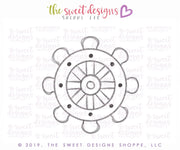 Cookie Cutters - Nautical Wheel - Cookie Cutter - The Sweet Designs Shoppe - TSDS - - ALL,beach,Cookie Cutter,pool,pool party,Promocode,STL,Summer,under the sea