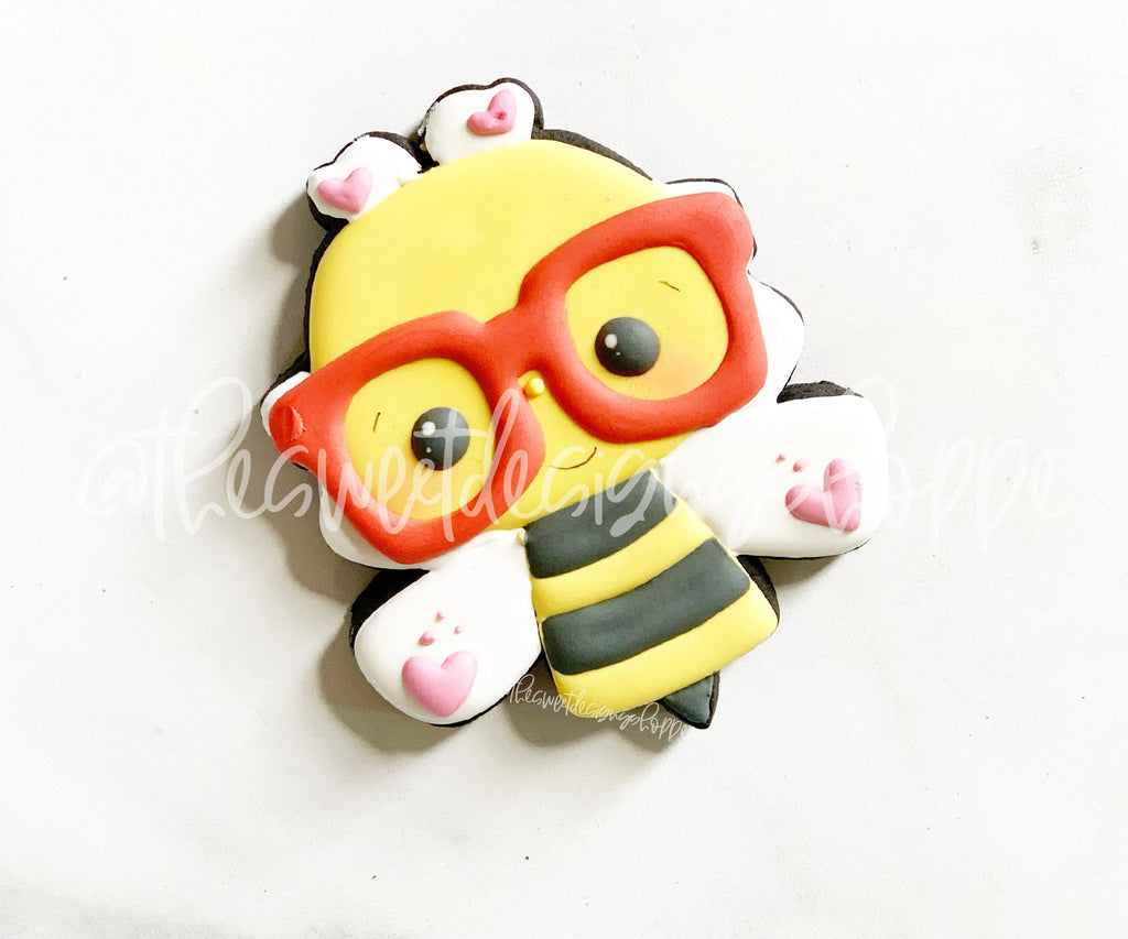 Cookie Cutters - Nerdy Bee - Cookie Cutter - The Sweet Designs Shoppe - - ALL, Animal, Animals, back to school, Cookie Cutter, Grad, graduations, Insects, Promocode, School, School / Graduation, School Bus, school supplies, Valentines