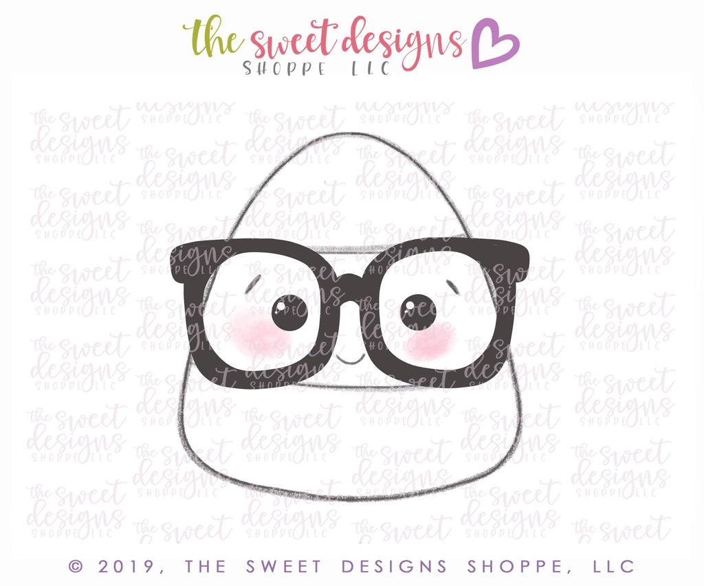 Cookie Cutters - Nerdy Candy Corn 2019 - Cookie Cutter - The Sweet Designs Shoppe - TSDS - - ALL,Candy corn,Cookie Cutter,Fall / Halloween,Fall / Thanksgiving,Food,Food & Beverages,Halloween,Promocode,STL,Sweets,trick or treat
