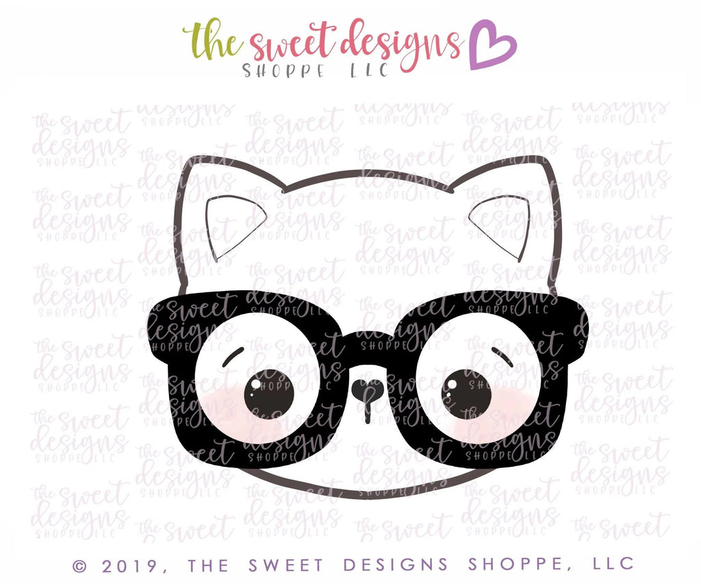 Cookie Cutters - Nerdy Cat - Cookie Cutter - The Sweet Designs Shoppe - - ALL, Animal, Animals, Animals and Insects, Cookie Cutter, Promocode, Valentine, Valentines