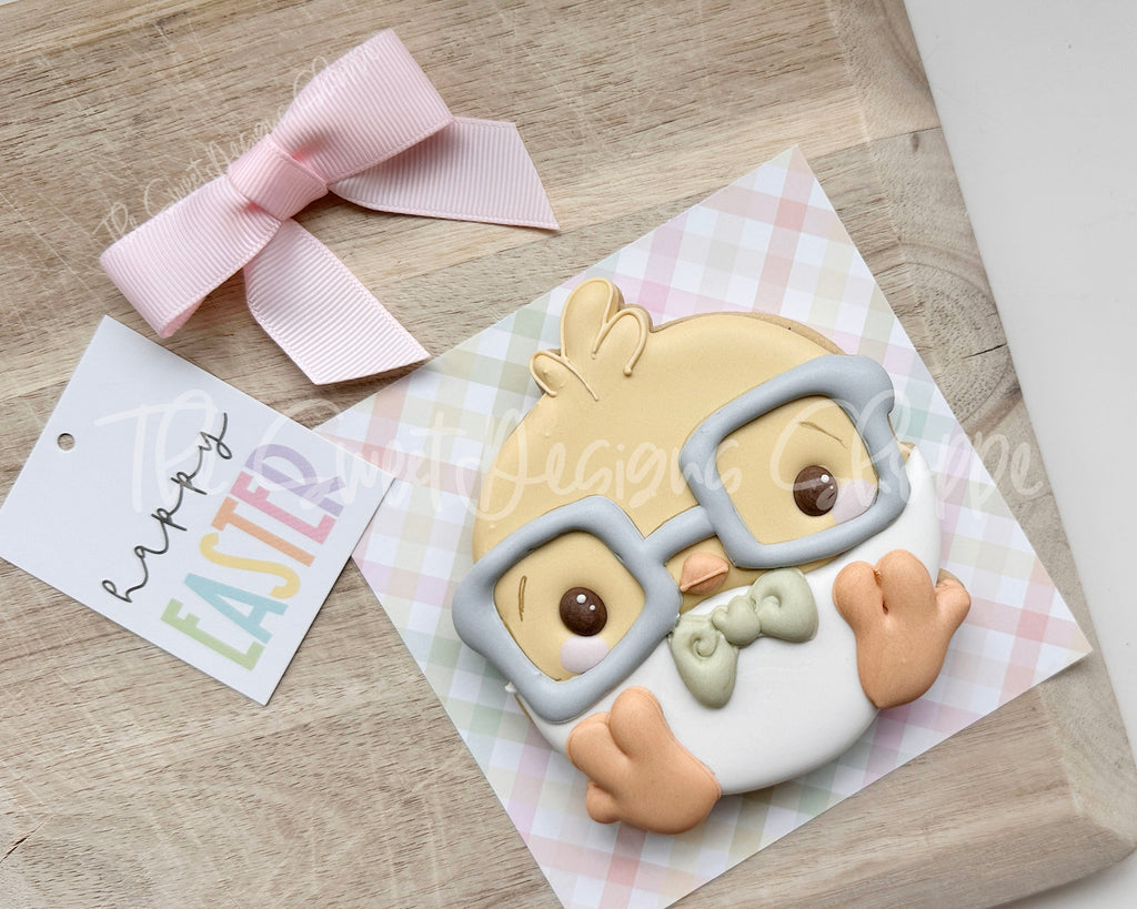 Cookie Cutters - Nerdy Chick - Cookie Cutter - The Sweet Designs Shoppe - TSDS - - ALL,Animal,Animals,Animals and Insects,Chick,Cookie Cutter,Easter,Easter / Spring,Lady Milk Stache,Lady MilkStache,LadyMilkStache,Nerdy,Promocode