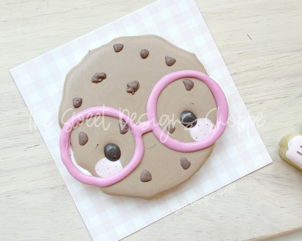 Cookie Cutters - Nerdy Cookie - Cookie Cutter - The Sweet Designs Shoppe - TSDS - - ALL,back to school,BTS,cookie,Cookie Cutter,dessert,Food,nerdy cookie,Promocode,School,School / Graduation,smart cookie,STL,Sweets,Teacher Appreciation