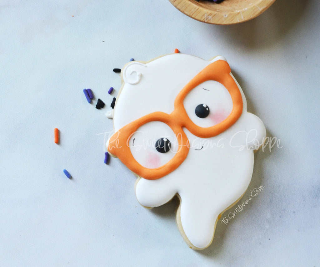 Cookie Cutters - Nerdy Ghost 2019 - Cookie Cutter - The Sweet Designs Shoppe - - ALL, Boo, Cookie Cutter, Fall / Halloween, Ghost, halloween, Promocode