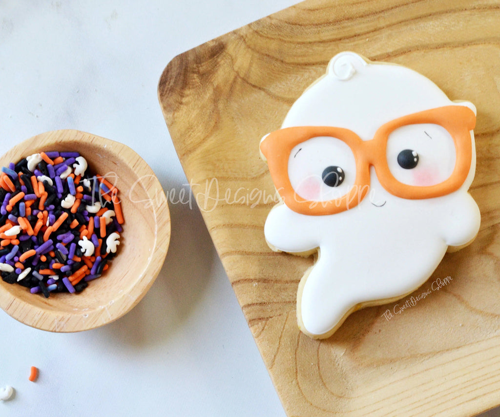 Cookie Cutters - Nerdy Ghost 2019 - Cookie Cutter - The Sweet Designs Shoppe - TSDS - - ALL,Boo,Cookie Cutter,Fall / Halloween,Ghost,halloween,Promocode