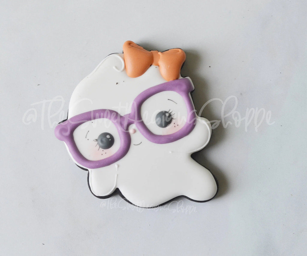 Cookie Cutters - Nerdy Girly Ghost - Cookie Cutter - The Sweet Designs Shoppe - TSDS - - ALL,Boo,Cookie Cutter,Ghost,halloween,Promocode