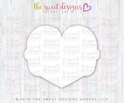 Cookie Cutters - Nerdy Heart - Cookie Cutter - The Sweet Designs Shoppe - TSDS - - ALL,Cookie Cutter,Nerdy,Promocode,Valentine,Valentines