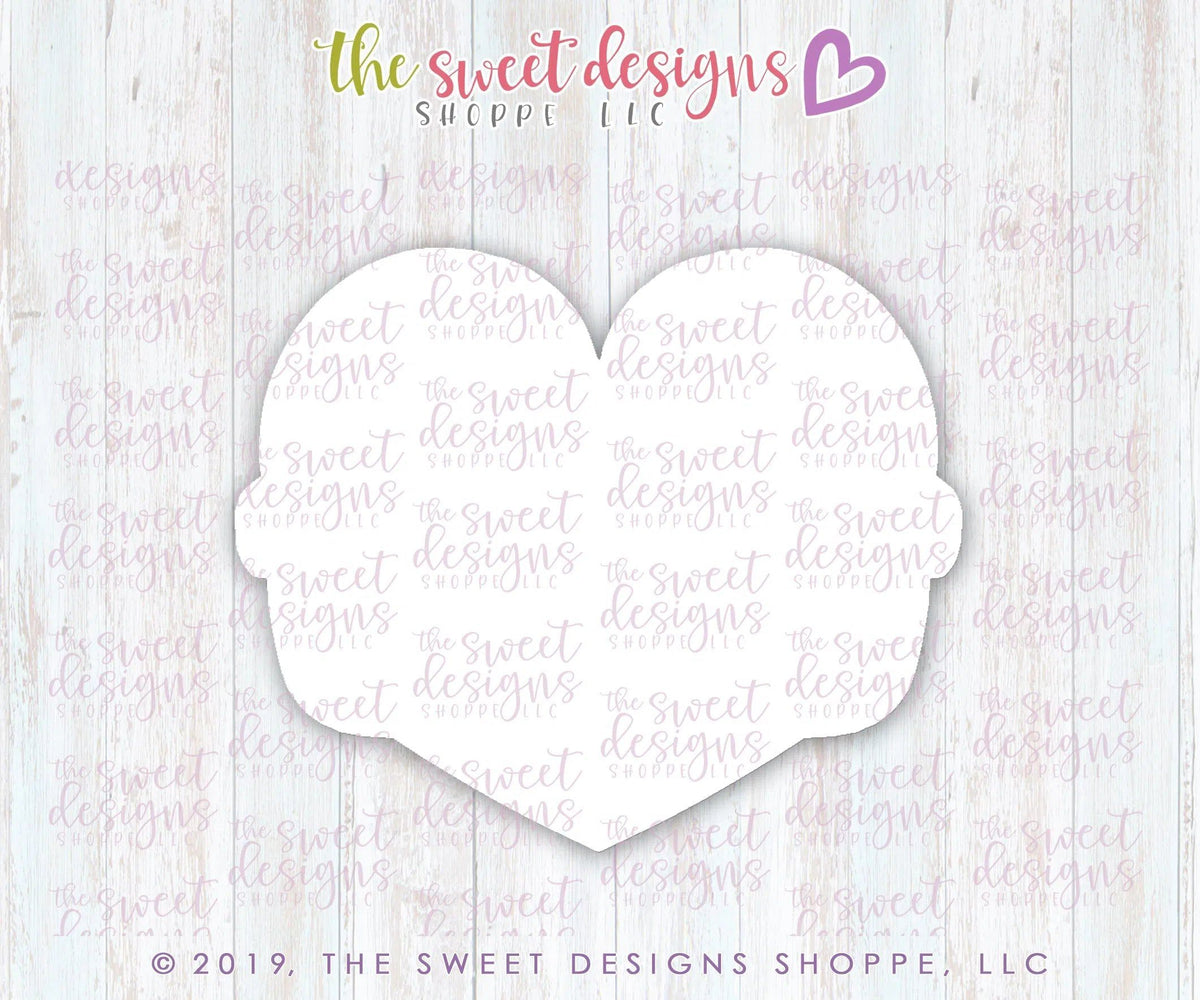 Cookie Cutters - Nerdy Heart - Cookie Cutter - The Sweet Designs Shoppe - TSDS - - ALL,Cookie Cutter,Nerdy,Promocode,Valentine,Valentines