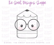 Cookie Cutters - Nerdy Pencil - Cookie Cutter - The Sweet Designs Shoppe - TSDS - - ALL,back to school,Cookie Cutter,fall school,homeschool,Promocode,School,School / Graduation,school supplies,STL