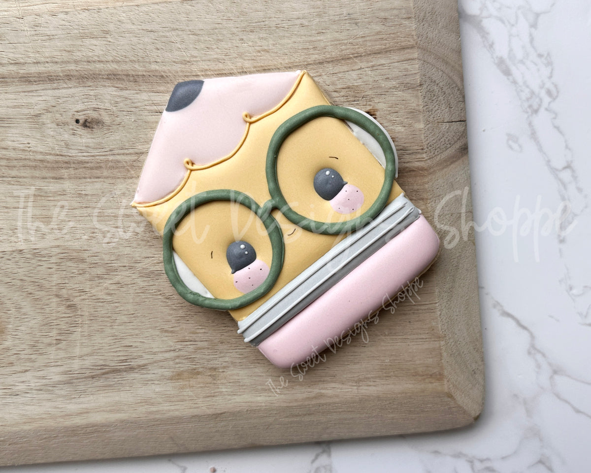 Cookie Cutters - Nerdy Pencil - Cookie Cutter - The Sweet Designs Shoppe - TSDS - - ALL,back to school,Cookie Cutter,fall school,homeschool,Promocode,School,School / Graduation,school supplies,STL