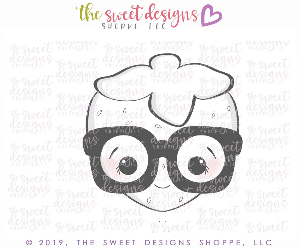 Cookie Cutters - Nerdy Strawberry - Cookie Cutter - The Sweet Designs Shoppe - TSDS - - ALL,Cookie Cutter,Food,Food and Beverage,Food beverages,fruit,fruits,love,Promocode,Valentine,Valentines