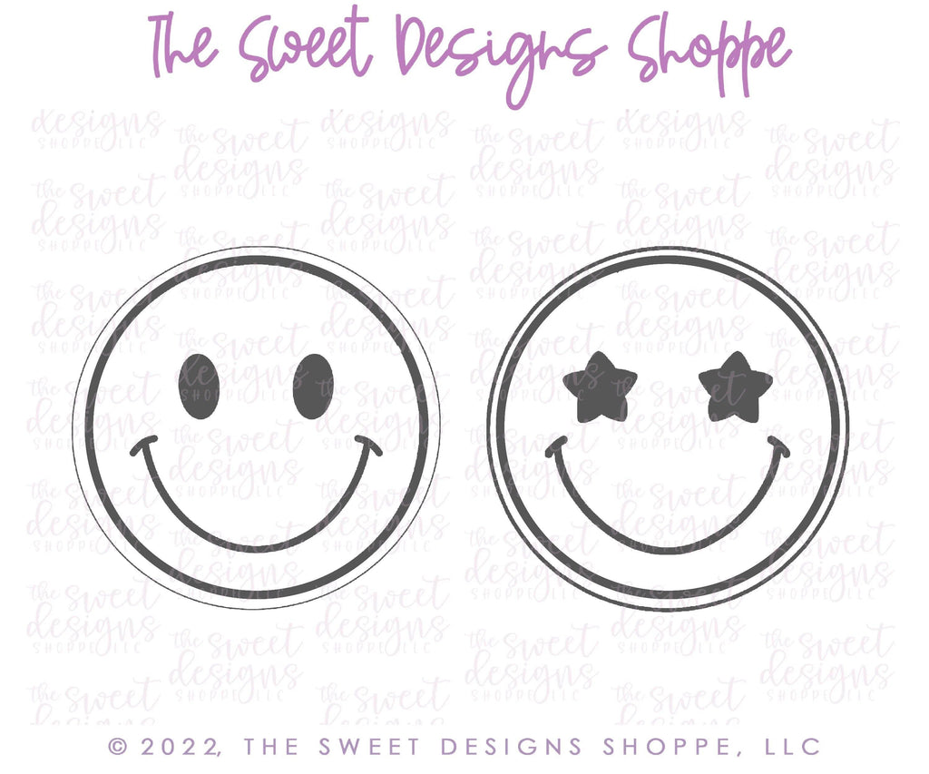 Cookie Cutters - Nesting Circle SET - Set of 5 Sizes - Cookie Cutters - The Sweet Designs Shoppe - - ALL, basic, basic shapes, BasicShapes, circle, Cookie Cutter, happy face, Mini Sets, Plaque, Plaques, PLAQUES HANDLETTERING, Promocode, regular sets, set, STL