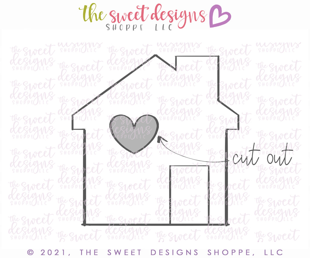 Cookie Cutters - New House Set - Cookie Cutters - The Sweet Designs Shoppe - TSDS - - ALL,Cookie Cutter,home,house,Mini Sets,Misc,Miscelaneous,Miscellaneous,Promocode,Real Estate,RealEstate,regular sets,set,STL