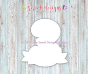 Cookie Cutters - Number 3 with Ribbon - Cookie Cutter - The Sweet Designs Shoppe - TSDS - - #3,ALL,Birthday,Cookie Cutter,Fonts,Lettering,letters and numbers,number,NumberSet,Promocode,STL