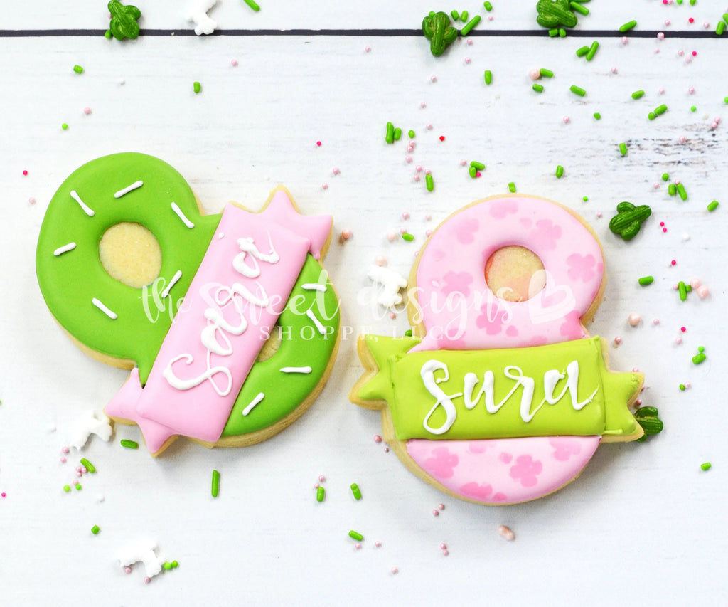 Cookie Cutters - Number 8 with Ribbon - Cookie Cutter - The Sweet Designs Shoppe - TSDS - - #8,ALL,Birthday,Cookie Cutter,Fonts,kids,Lettering,letters and numbers,number,NumberSet,Promocode,STL